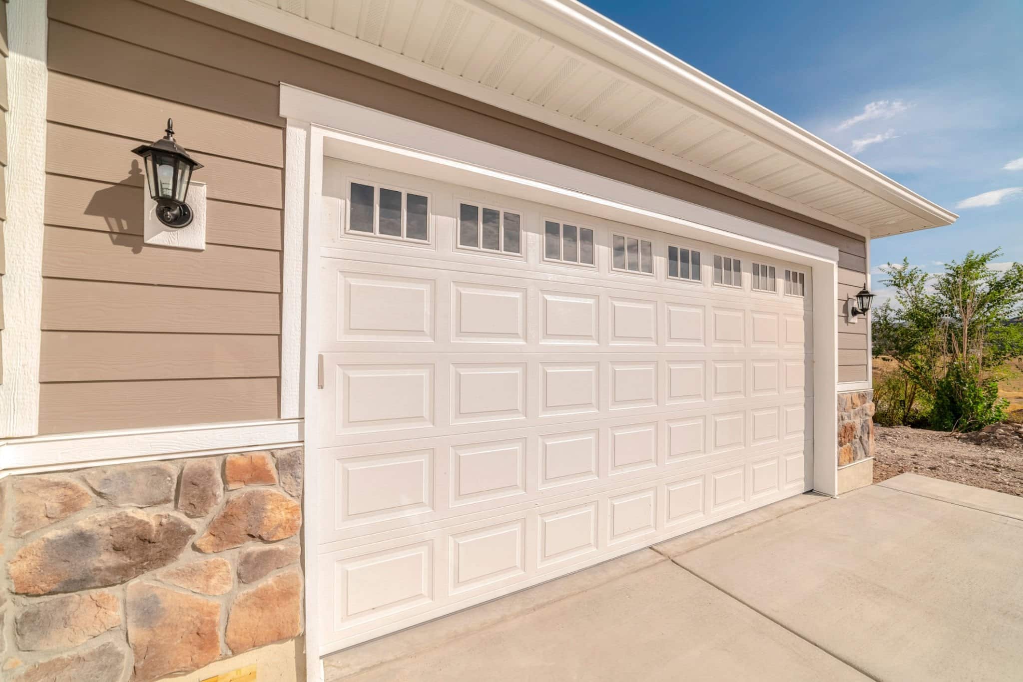 broken garage door spring repair in southlake