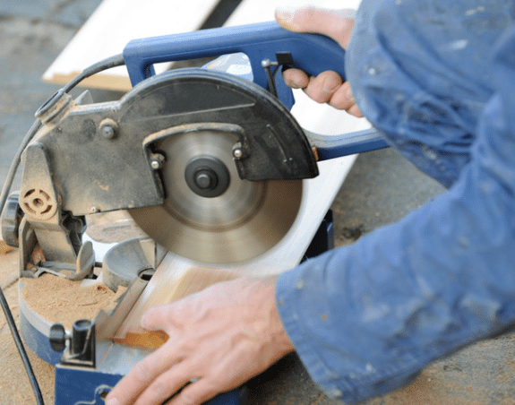 Safety First before sawing