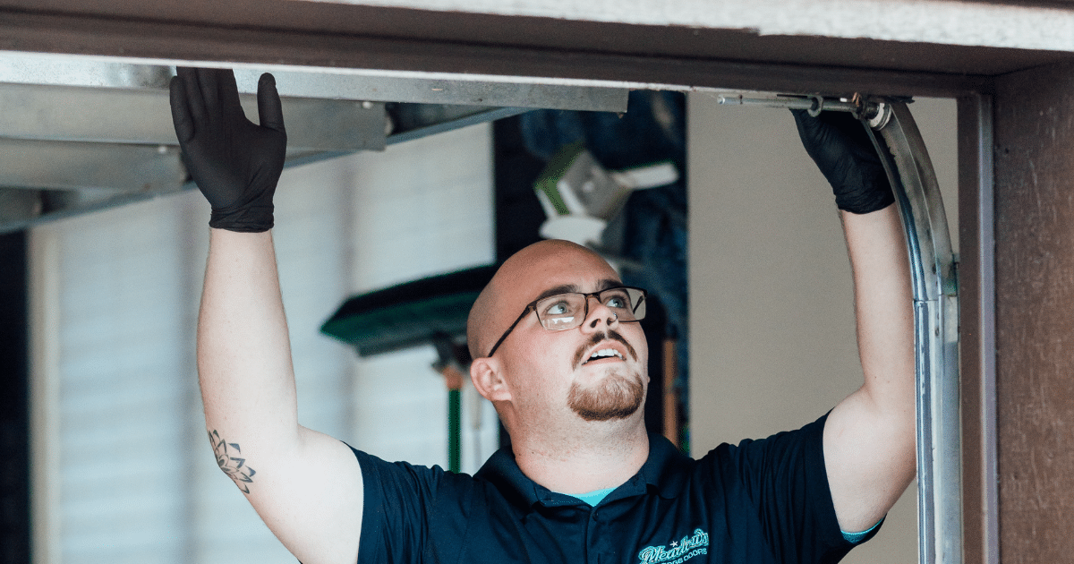 How to realign a garage door?