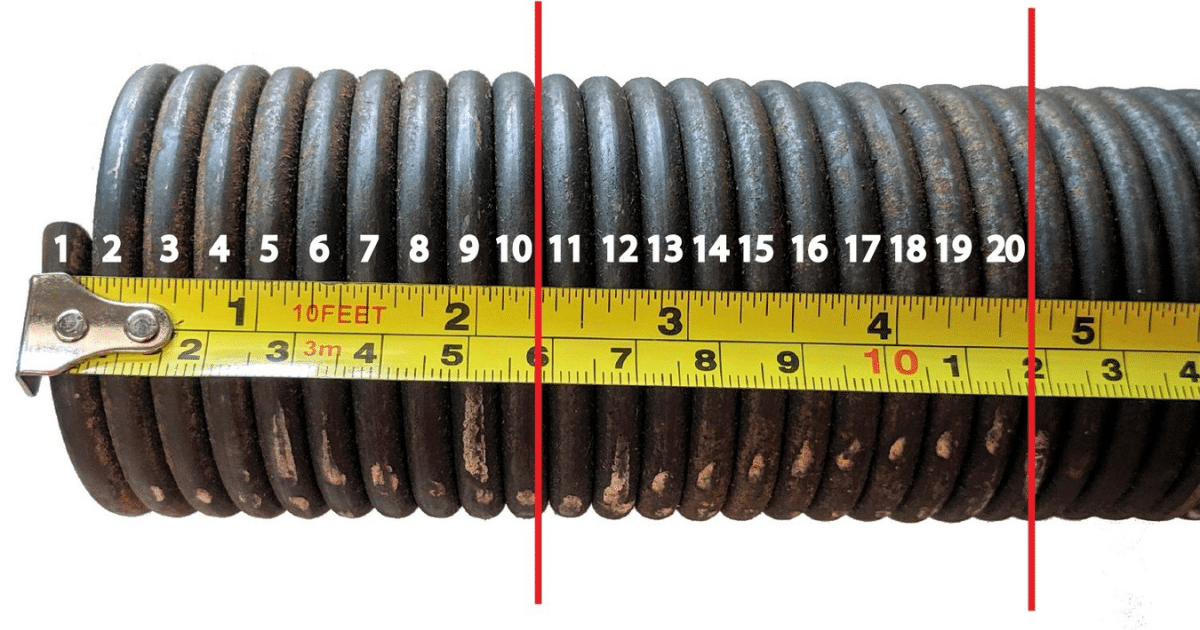 Garage Door Extension Spring Size Chart: Homeowner's Guide