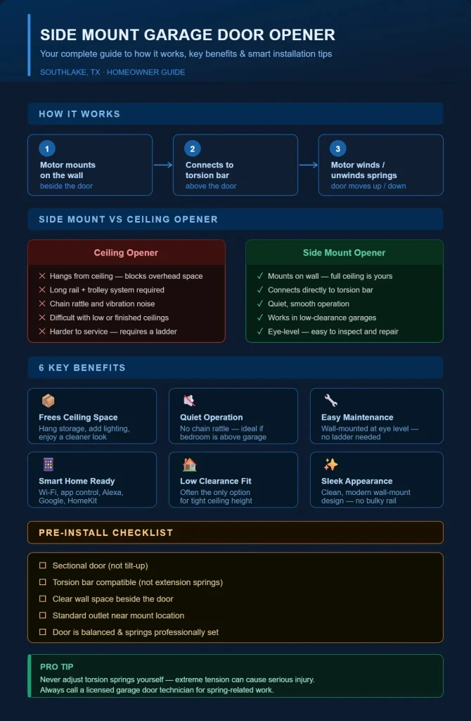 What Is a Side Mount Garage Door Opener