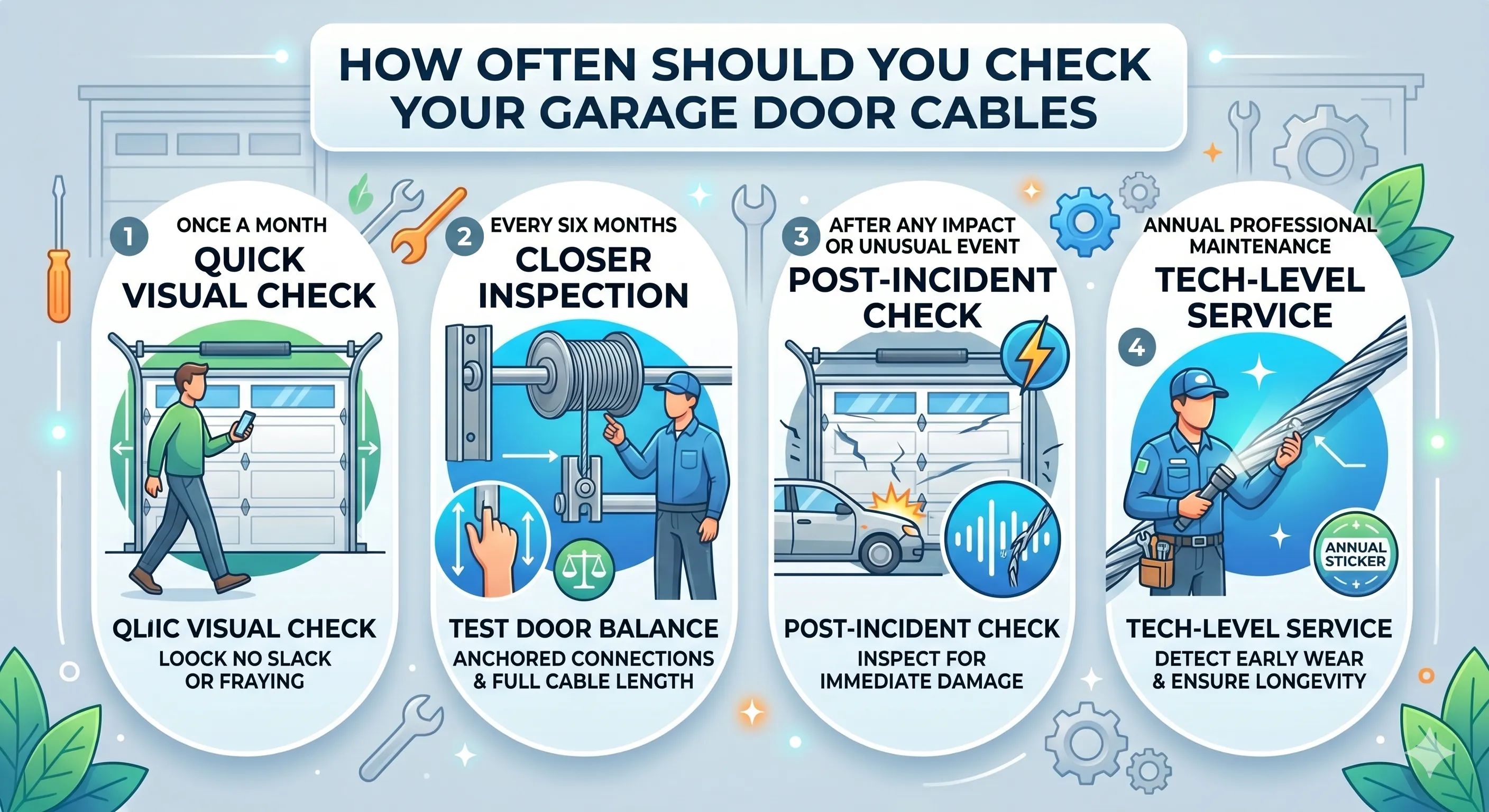 When to Stop Using the Door Immediately