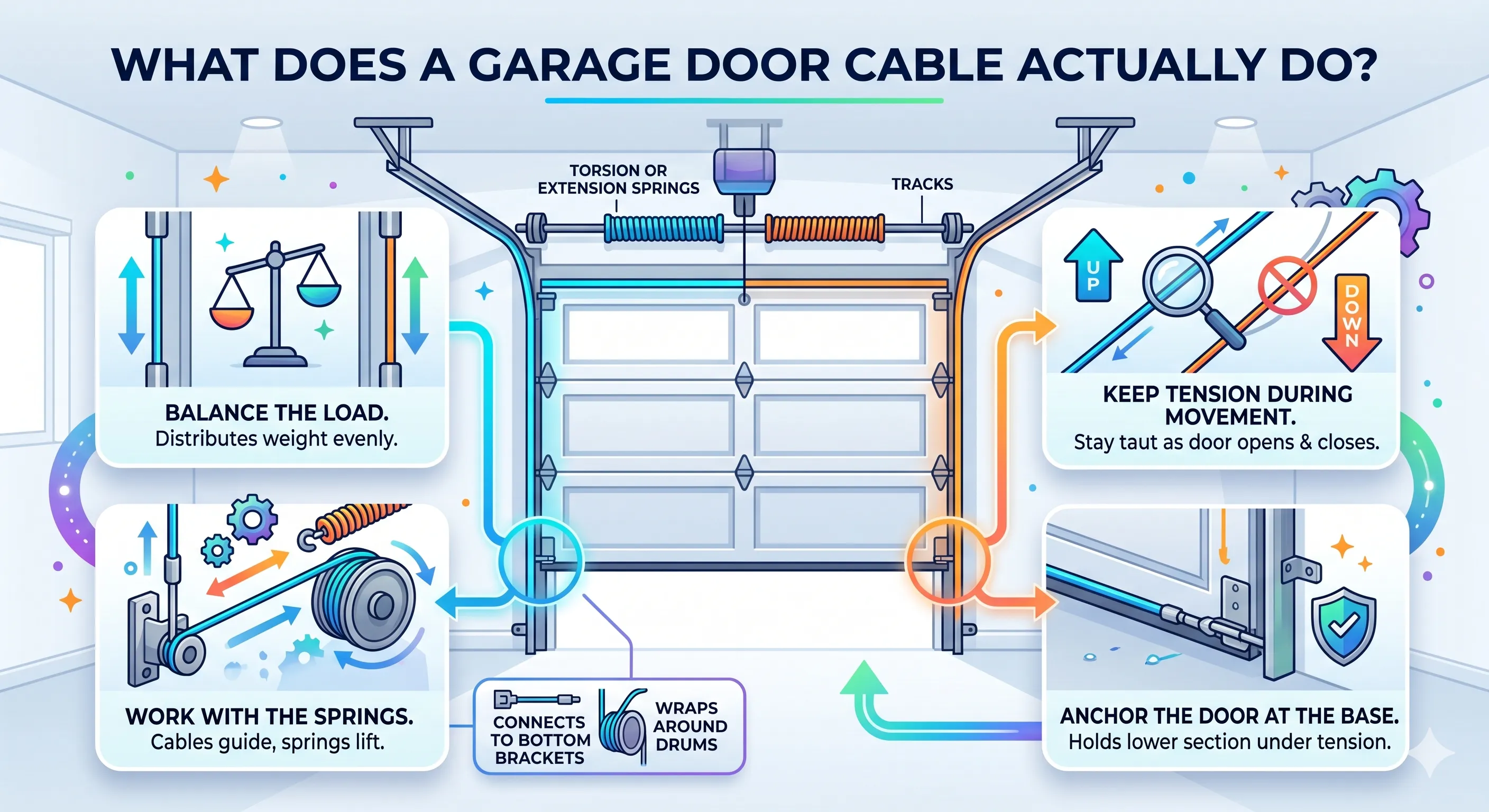 What Does a Garage Door Cable Actually Do?