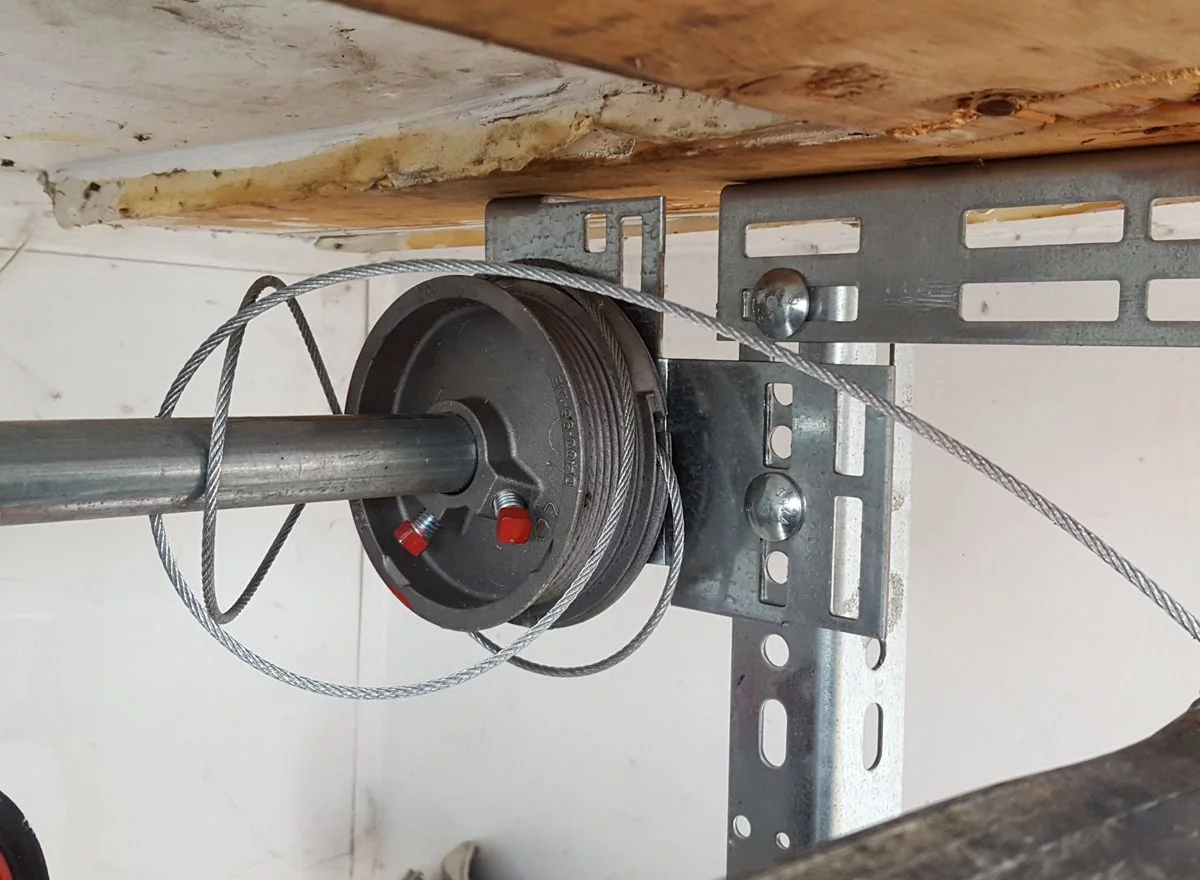 garage door cable keeps coming off