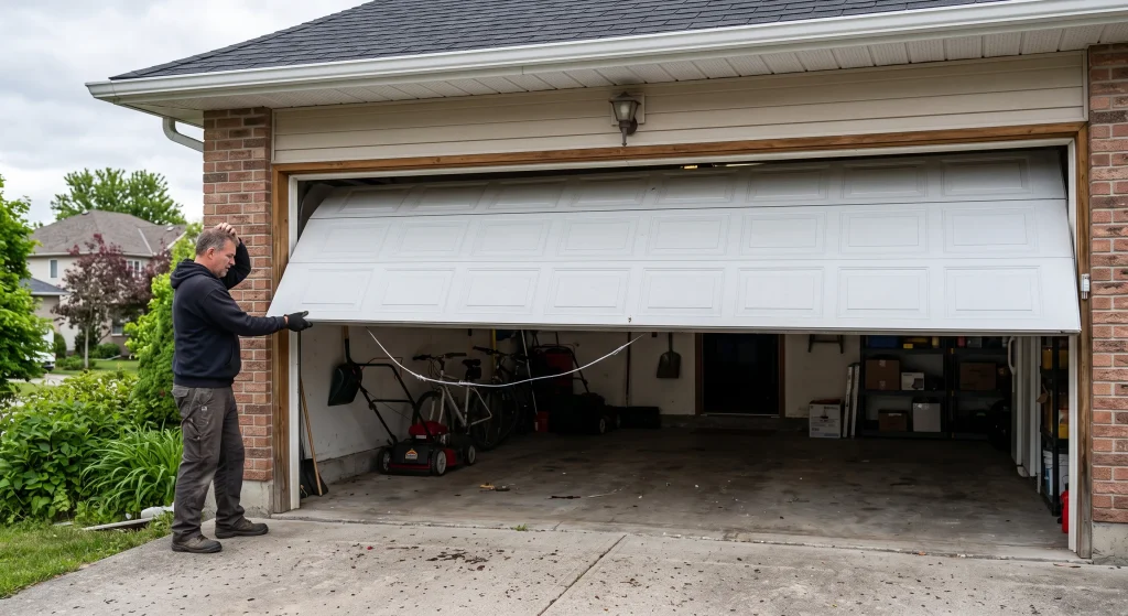 How to Fix a Garage Door That Won't Close Due to Misaligned Sensors