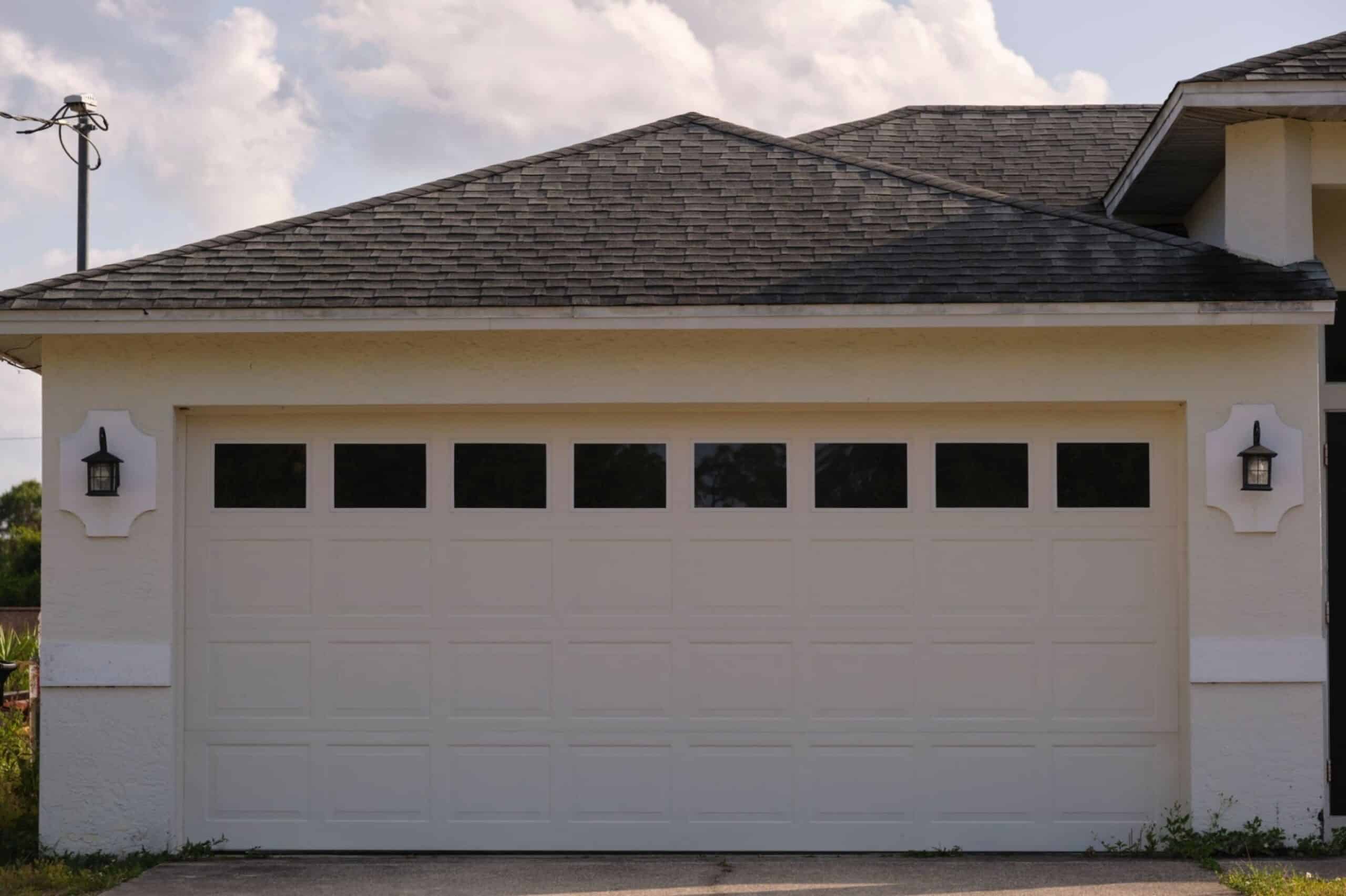 Residential garage door